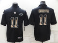 Men's Philadelphia Eagles #11 A.J. Brown Black Game Player Jerseys