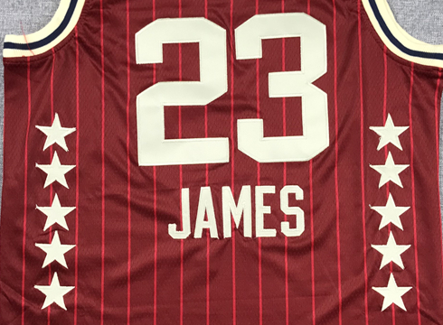 Men's Los Angeles Lakers LeBron James #23 Crimson 2024 NBA All-Star Game Swingman Jerseys