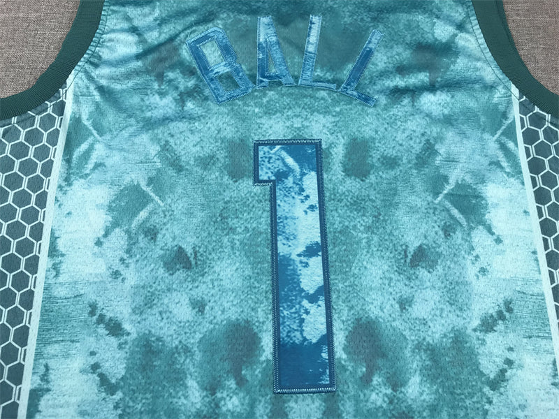 Men's Charlotte Hornets LaMelo Ball #1 Teal Select Series Swingman Jerseys