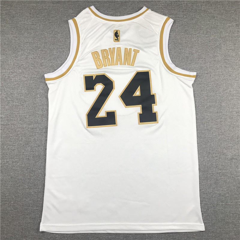 Men's Los Angeles Lakers Kobe Bryant #24 White Swingman Jerseys