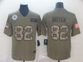 Men's Dallas Cowboys Jason Witten #82 Brown Game Player Jerseys