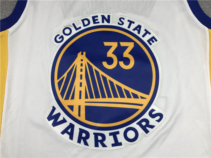 Men's Golden State Warriors James Wiseman White Fast Break Replica Player Jerseys