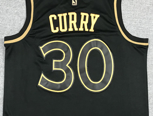 Men's Golden State Warriors Stephen Curry #30 Black Classic Swingman Jerseys