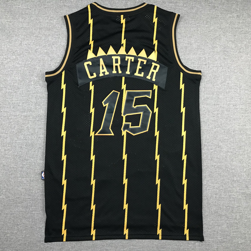 Men's Toronto Raptors Vince Carter 1998-99 Black Hardwood Classics Swingman Jerseys