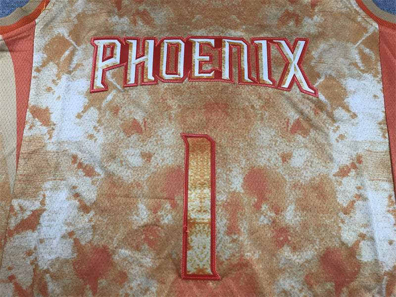 Men's Phoenix Suns Devin Booker #1 Orange Select Series Swingman Jerseys