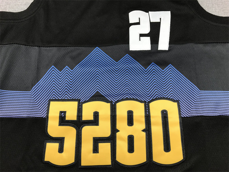 Men's Denver Nuggets Jamal Murray #27 Black 2023/24 Swingman Jerseys - City Edition