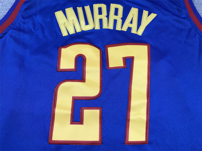 Men's Denver Nuggets Jamal Murray #27 Blue 2022/23 Swingman Jerseys - Statement Edition