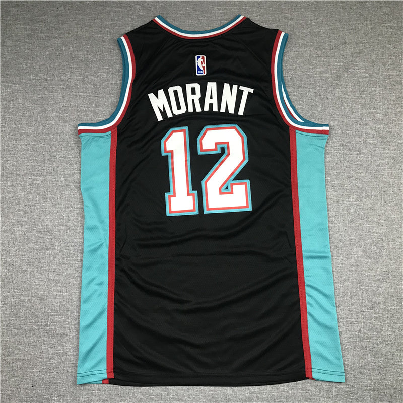 Men's Memphis Grizzlies Ja Morant #12 Black Classics Swingman Jerseys