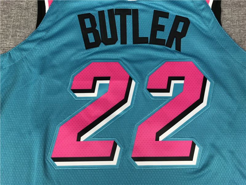 Men's Miami Heat Jimmy Butler #22 NBA Blue Swingman Jerseys