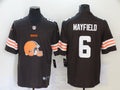Men's Cleveland Browns Baker Mayfield #6 Brown Player Game Jerseys