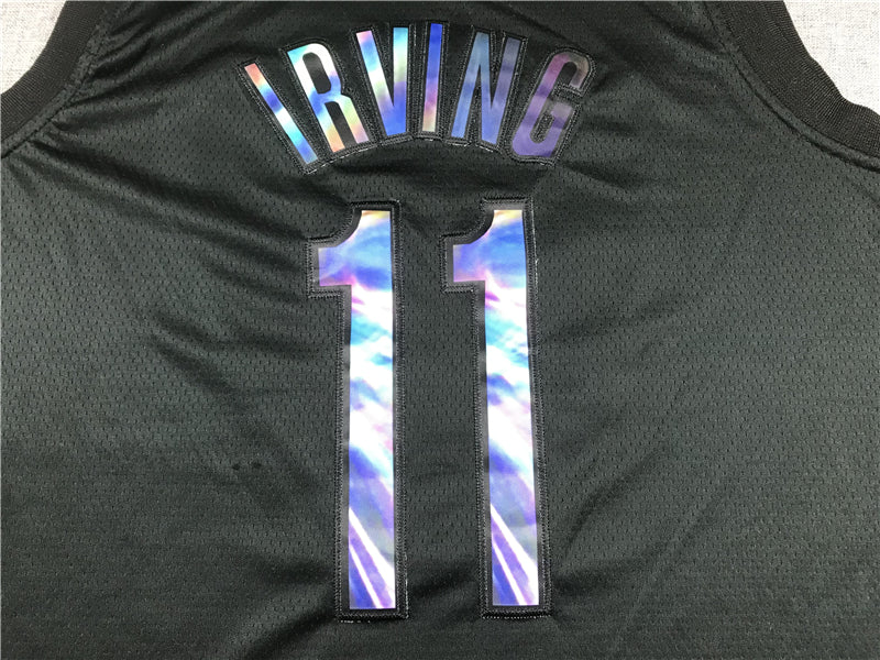 Men's Brooklyn Nets Kyrie Irving #11 Black Swingman Player Jerseys