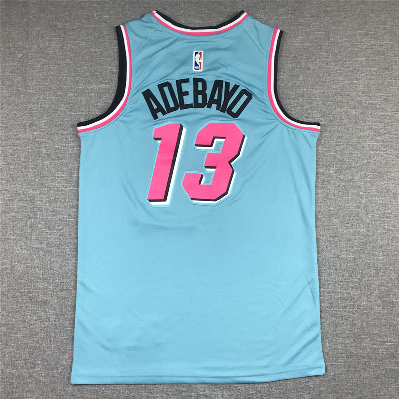 Men's Miami Heat Bam Adebayo #13 Blue Swingman Player Jerseys