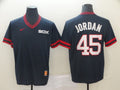 Men's Chicago White Sox Michael Jordan #45 Navy Replica Baseball Jerseys