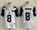 Men's Dallas Cowboys Troy Aikman Mitchell & Ness White Legacy Replica Jerseys