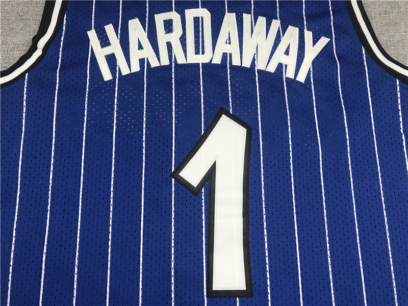 Men's Orlando Magic Penny Hardaway #1 Blue Hardwood Classics Swingman Jerseys