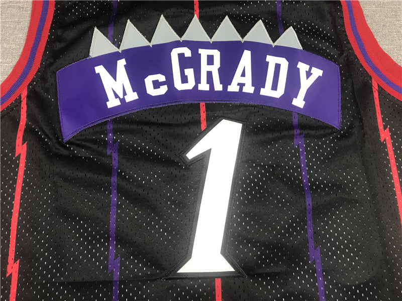 Men's Toronto Raptors Tracy McGrady 1998-99 Black Hardwood Classics Swingman Jerseys