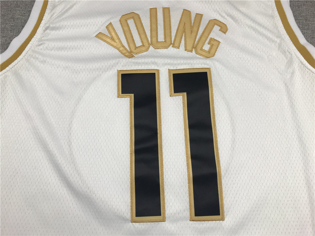 Men's Atlanta Hawks Trae Young #11 White Swingman Jerseys