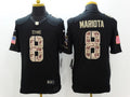 Men's Tennessee Titans Marcus Mariota #8 Black Authentic Game Jerseys