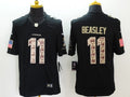 Men's Dallas Cowboys Cole Beasley #11 Black Game Player Jerseys