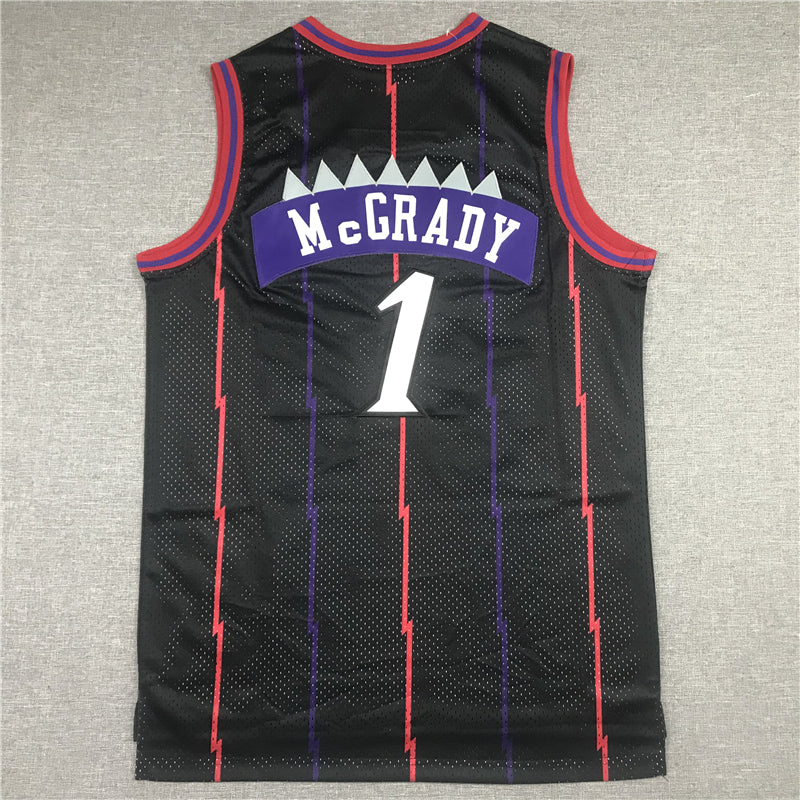 Men's Toronto Raptors Tracy McGrady 1998-99 Black Hardwood Classics Swingman Jerseys