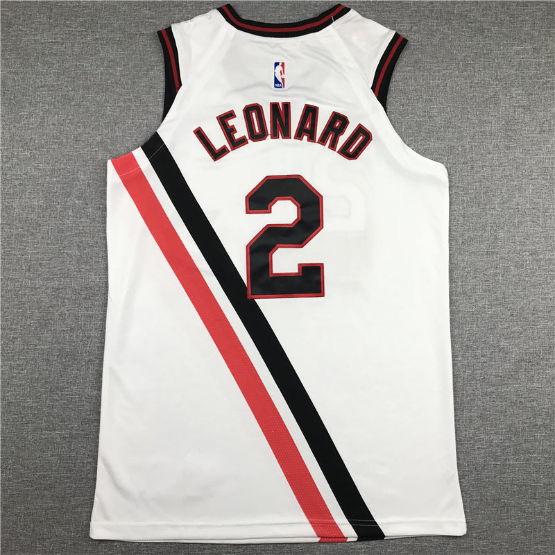 Men's LA Clippers Kawhi Leonard #2 NBA Player Jerseys - Retro White