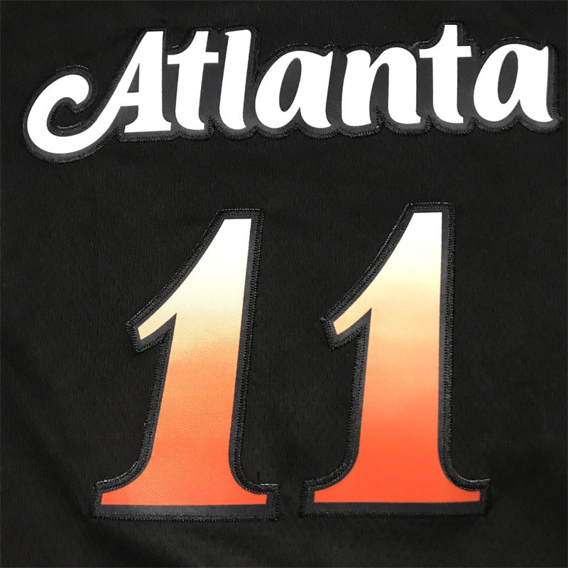 Men's Atlanta Hawks Trae Young #11 Black 2022/23 Swingman Jerseys - City Edition
