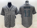 Men's Philadelphia Eagles A.J. Brown #11 Gray Player Jerseys Joint Edition