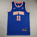 Men's New York Knicks Jalen Brunson #11 Blue Swingman Jerseys - Icon Edition