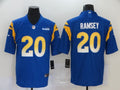 Men's Los Angeles Rams Jalen Ramsey #20 Blue Game Player Jerseys