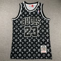 Men's Chicago Bulls Michael Jordan Mitchell & Ness Black 1997-98 Hardwood Classics Authentic Jerseys