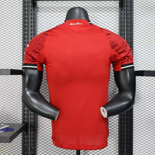 2025-26 Manchester City Red Home Player Edition Jersey - Men