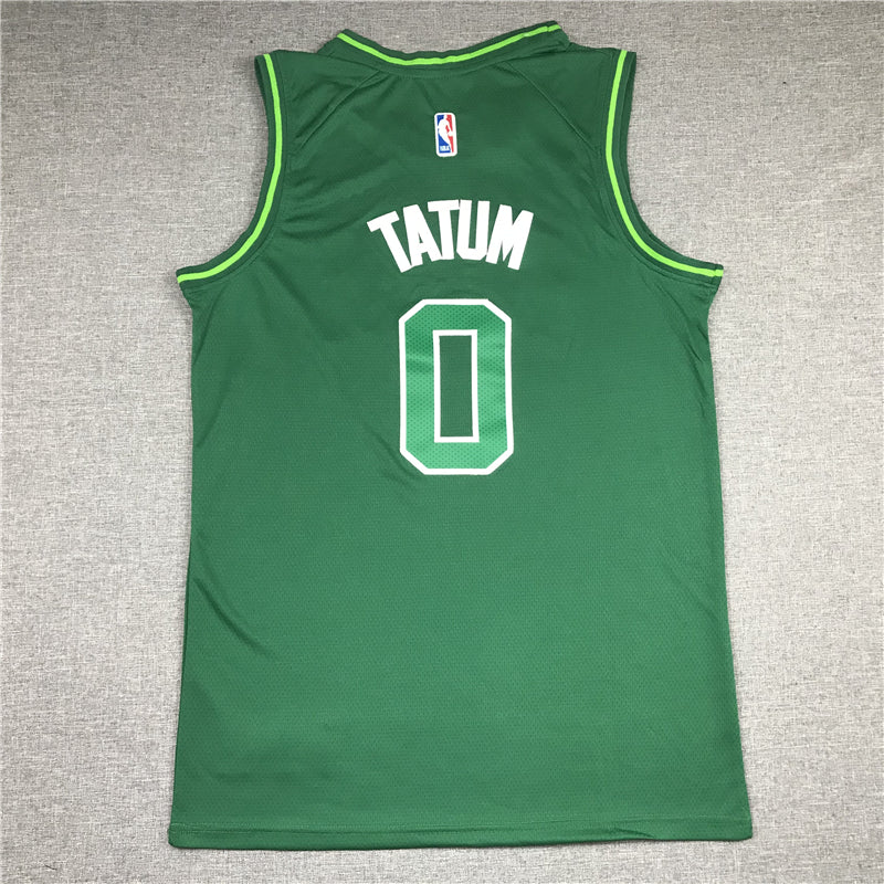 Men's Boston Celtics Jayson Tatum #0 Green Swingman Player Jerseys