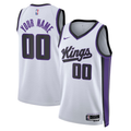 Men's Sacramento Kings White Swingman Custom Jerseys - Association Edition