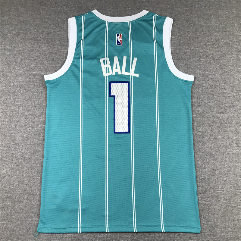 Men's Charlotte Hornets LaMelo Ball #1 Teal 2022/23 Swingman Jerseys - Icon Edition