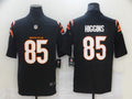 Men's Cincinnati Bengals Tee Higgins #85 Black Game Player Jerseys