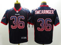Men's Houston Texans D. J. Swearinger #36 Navy Game Jerseys