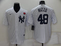 Men's New York Yankees Anthony Rizzo #48 White Replica Player Jerseys