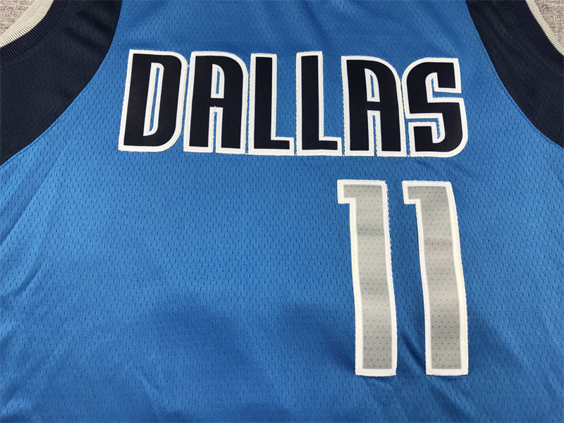 Men's Dallas Mavericks Kyrie Irving #11 Royal Fast Break Replica Jerseys - Icon Edition