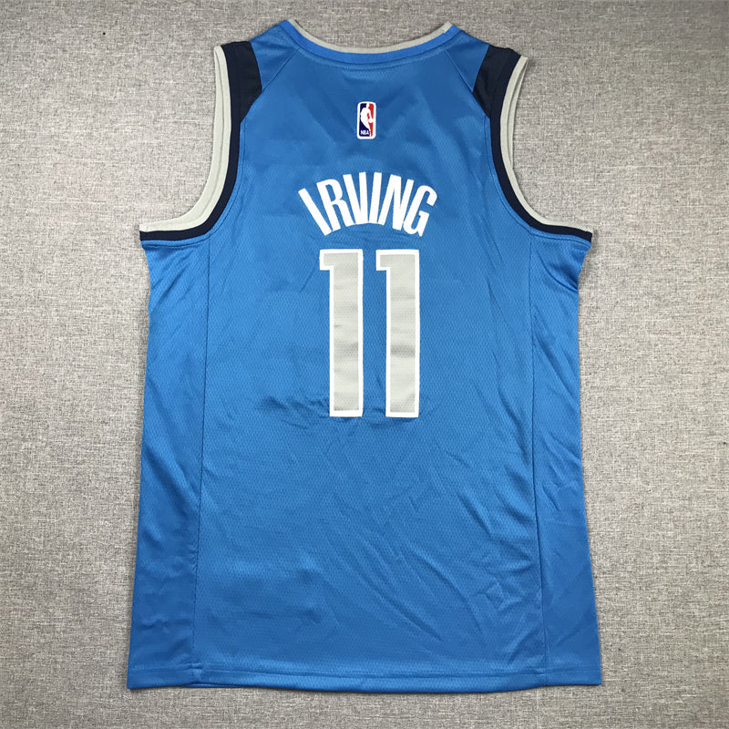 Men's Dallas Mavericks Kyrie Irving #11 Royal Fast Break Replica Jerseys - Icon Edition