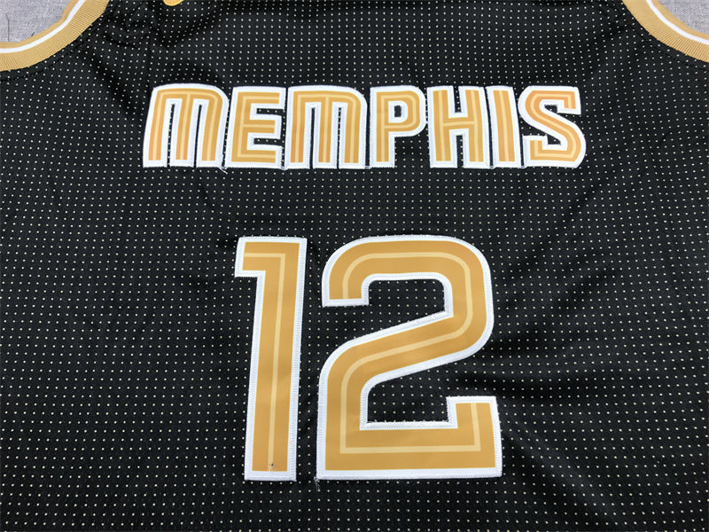 Men's Memphis Grizzlies Ja Morant #12 Black Select Series Swingman Jerseys