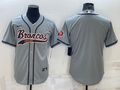 Men's Denver Broncos Gray Blank Jerseys