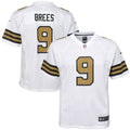 Drew Brees 9 New Orleans Saints YOUTH Color Rush Game Jersey - White