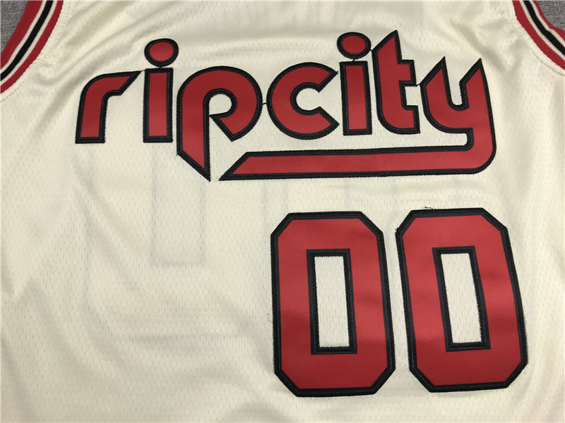 Men's Portland Trail Blazers Carmelo Anthony White Swingman Jerseys City Edition