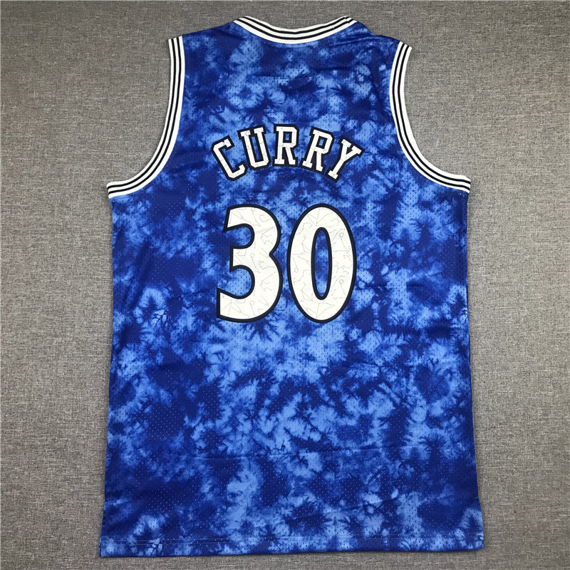 Men's Golden State Warriors Stephen Curry Mitchell & Ness Blue Swingman Jerseys