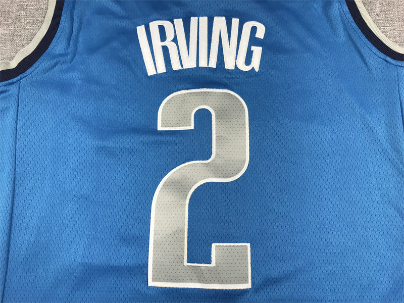 Men's Dallas Mavericks Kyrie Irving #2 Royal 2022/23 Fast Break Replica Jerseys - Icon Edition