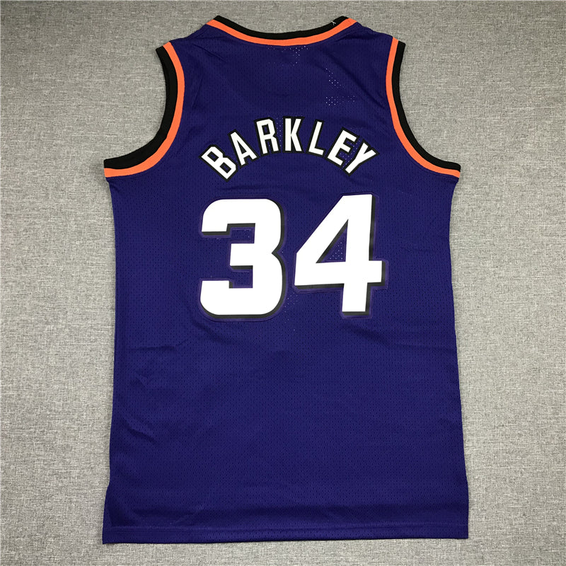 Men's Phoenix Suns Charles Barkley #34 Purple 1992-93 Swingman Jerseys