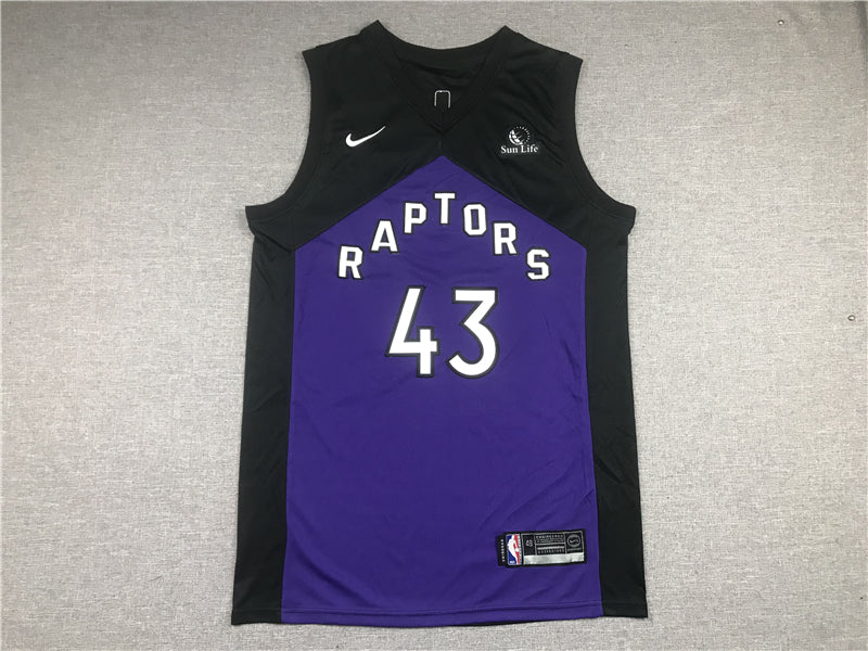Men's Toronto Raptors Pascal Siakam Black/Purple 2020/21 Swingman Player Jerseys