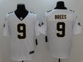Men's New Orleans Saints #9 Drew Brees Team Jerseys White