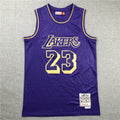 Men's Los Angeles Lakers LeBron James 2018-19 Hardwood Classics Swingman Jerseys