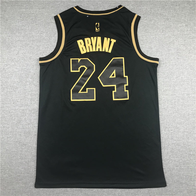 Men's Los Angeles Lakers Kobe Bryant #24 NBA Black Swingman Player Jerseys